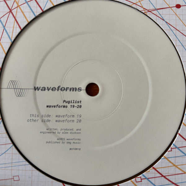Pugilist - Waveforms 19-20 (COLOR 10" VINYL) | Mint (M) Mint (M) - DRUM & BASS *NEW/COLOR*
