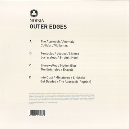 Noisia - Outer Edges (WHITE MARBLED VINYL 2xLP Vision VSN025VINYLR 2026) | Mint (M) Mint (M) - DRUM & BASS *NEW/COLOR*