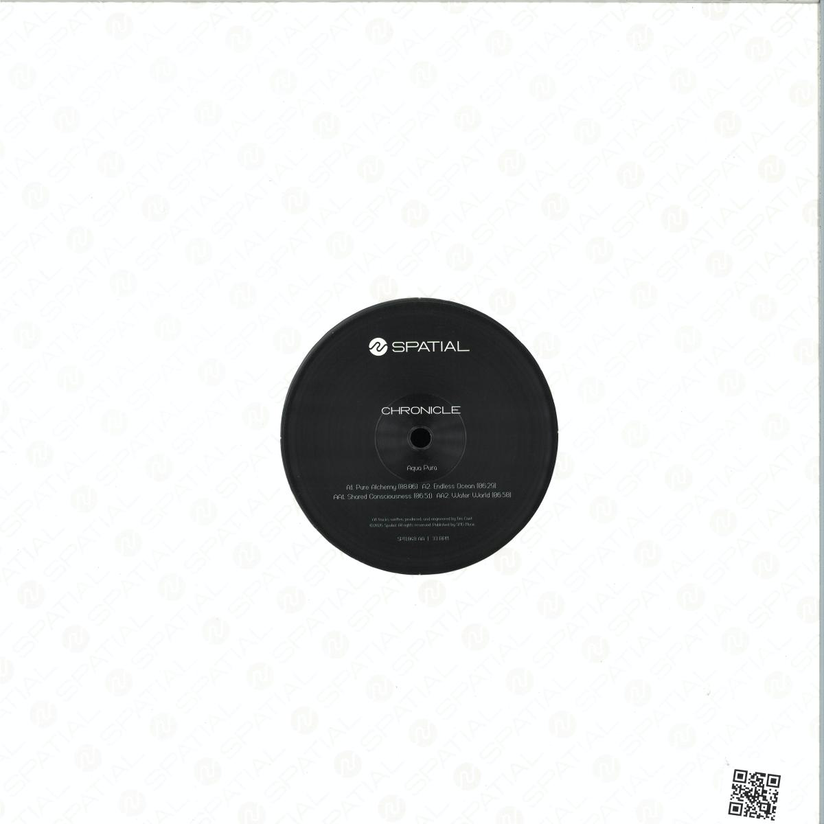 Chronicle - (PRESALE) Aqua Pura (CLEAR VINYL) | Mint (M) Mint (M) - DRUM & BASS *NEW/COLOR*