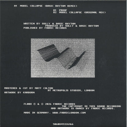 Sully - (PRESALE 08/06/26) Model Collapse (Basic Rhythm Remix) / Proof (VINYL 12" FABRICLIVE. FL008 2026) | NEW Mint (M) Mint (M) - DRUM & BASS *NEW*