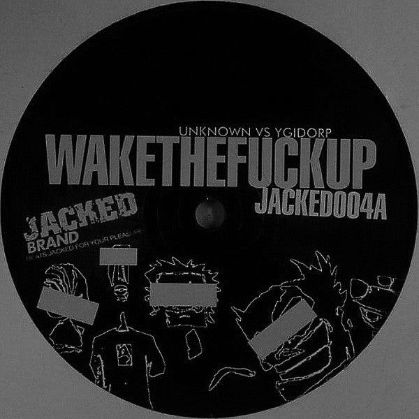 Unknown Artist - Wake The Fuck Up (Remix) / Breathe (Remix) | Mint (M) Generic - DRUM & BASS *NEW*