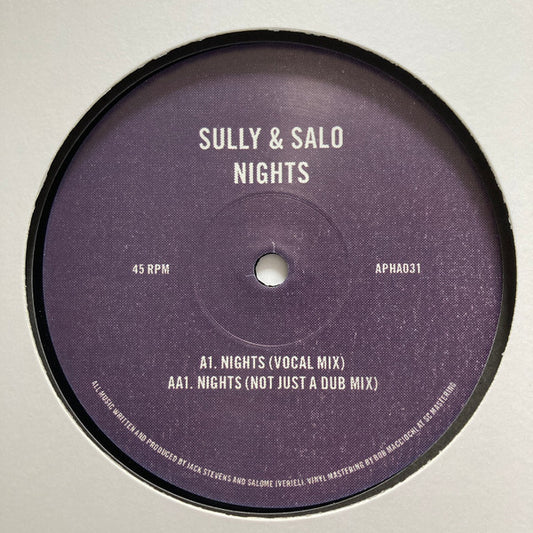 Nights | Mint (M) Mint (M) - DRUM & BASS *NEW*