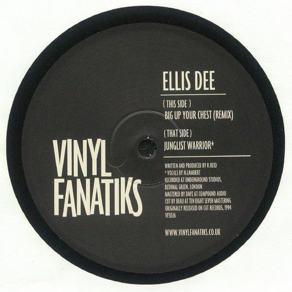 Big Up Your Chest (Remix) / Junglist Warrior (12" VINYL) | Mint (M) Mint (M) - DRUM & BASS *NEW*