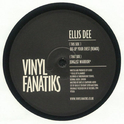 Big Up Your Chest (Remix) / Junglist Warrior (12" VINYL) | Mint (M) Mint (M) - DRUM & BASS *NEW*