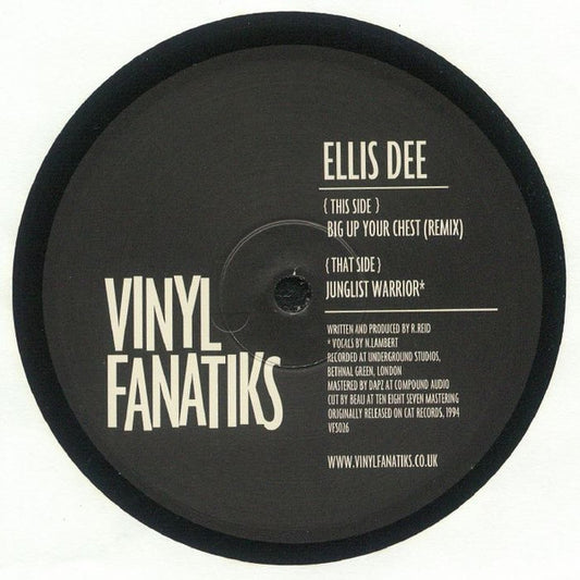 Big Up Your Chest (Remix) / Junglist Warrior (12" VINYL) | Mint (M) Mint (M) - DRUM & BASS *NEW*