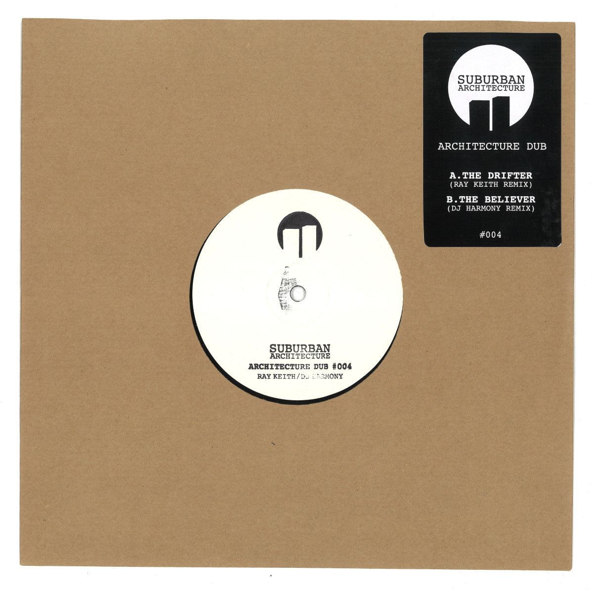 Suburban Architecture - Architecture Dub (VINYL 12" Suburban Architecture) | NEW - DRUM & BASS *NEW*