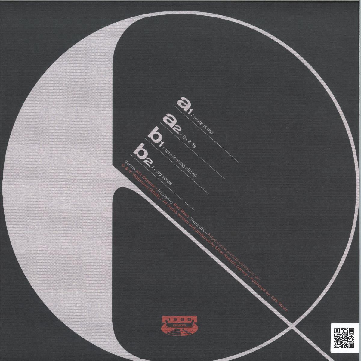 Quartz - Cold Voids EP (VINYL 12" 1985 Music ONEF084) | NEW Mint (M) Mint (M) - DRUM & BASS *NEW*