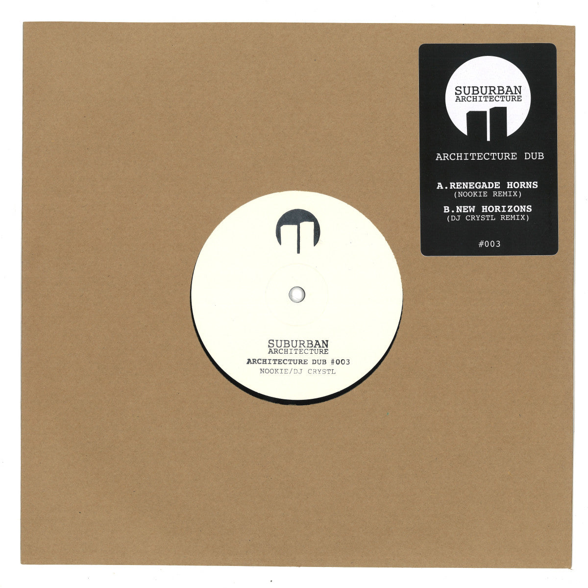 Suburban Architecture - Architecture Dub #003 (VINYL 10" Suburban Architecture) | NEW - DRUM & BASS *NEW*