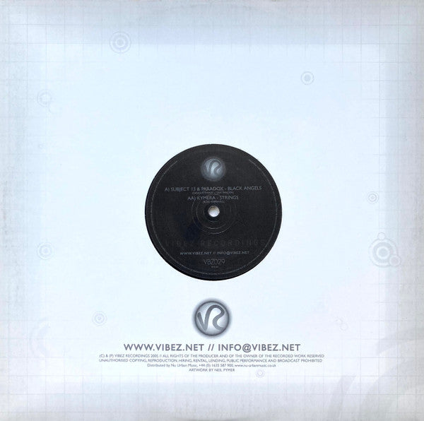 Subject 13 - Black Angels / Strings (VINYL) | Excellent+ (EX+) Excellent+ (EX+) - DRUM & BASS / USED *EXCELLENT+*