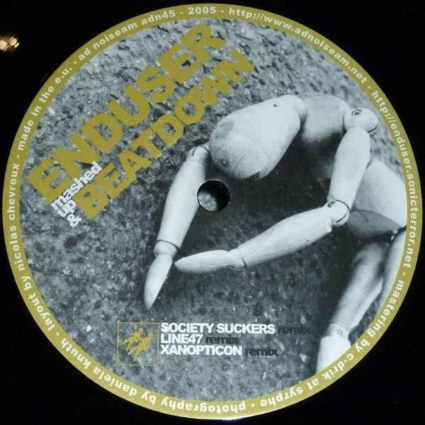 Enduser - Mashed Up & Beatdown | - DRUM & BASS / USED *EXCELLENT+*