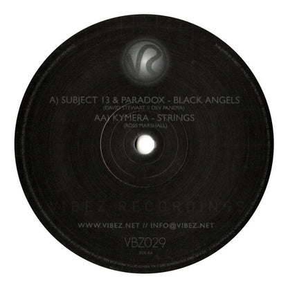 Subject 13 - Black Angels / Strings (VINYL) | Excellent+ (EX+) Excellent+ (EX+) - DRUM & BASS / USED *EXCELLENT+*