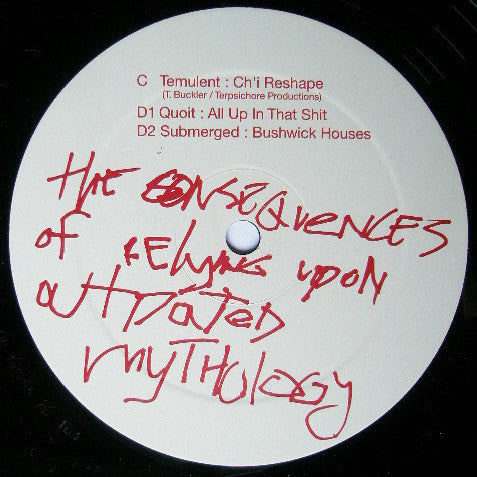 Various - Obliterati EP 1 - The Consequences Of Relying Upon Outdated Mythology | Excellent (EX) Very Good Plus (VG+) - DRUM & BASS / USED *EXCELLENT*