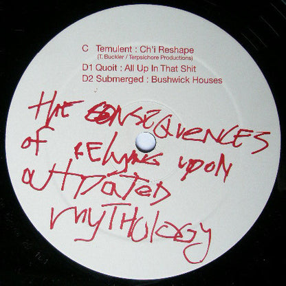 Various - Obliterati EP 1 - The Consequences Of Relying Upon Outdated Mythology | Excellent (EX) Very Good Plus (VG+) - DRUM & BASS / USED *EXCELLENT*
