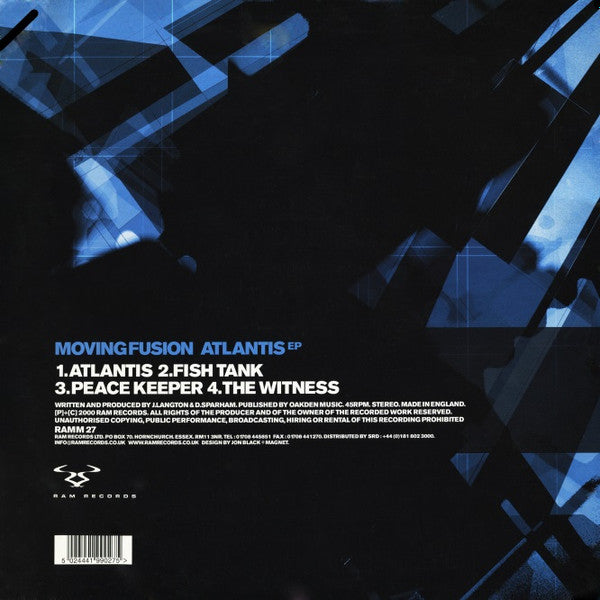 Atlantis EP (*RECORD 1 ONLY* 12" VINYL) | Excellent (EX) Excellent (EX) - DRUM & BASS / USED *EXCELLENT*