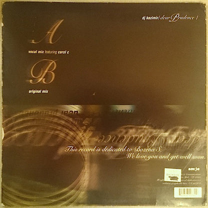 Dear Prudence (VINYL) | Excellent (EX) Excellent (EX) - DRUM & BASS / USED *EXCELLENT*