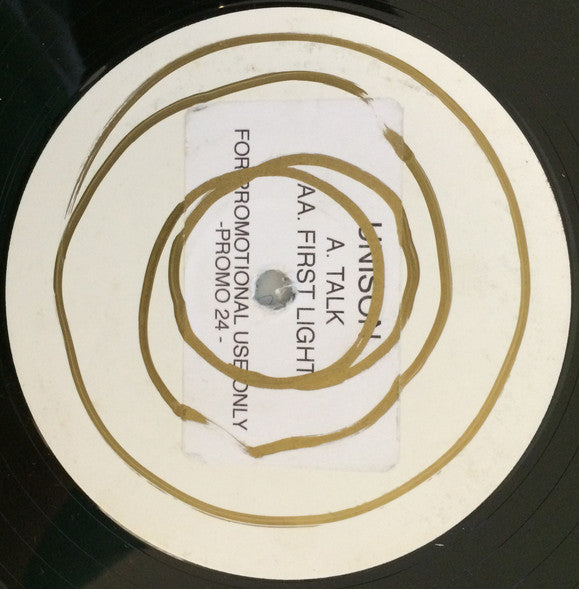 Unison (4) - Talk / First Light (12" VINYL) | Excellent (EX) Generic - DRUM & BASS / USED *EXCELLENT*