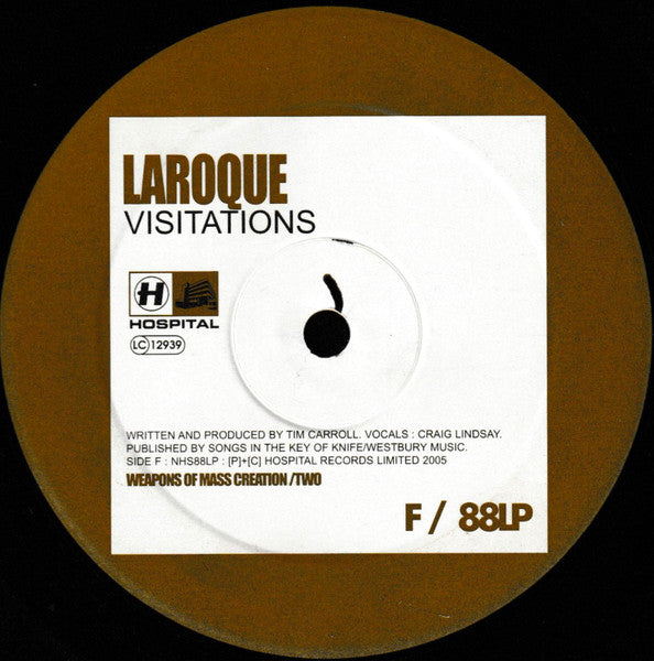 Various - Weapons Of Mass Creation Two (VINYL 2x12" - MISSING C/D HOSPITAL NHS88LP 2005) | USED Excellent (EX) Excellent (EX) - DRUM & BASS / USED *EXCELLENT*