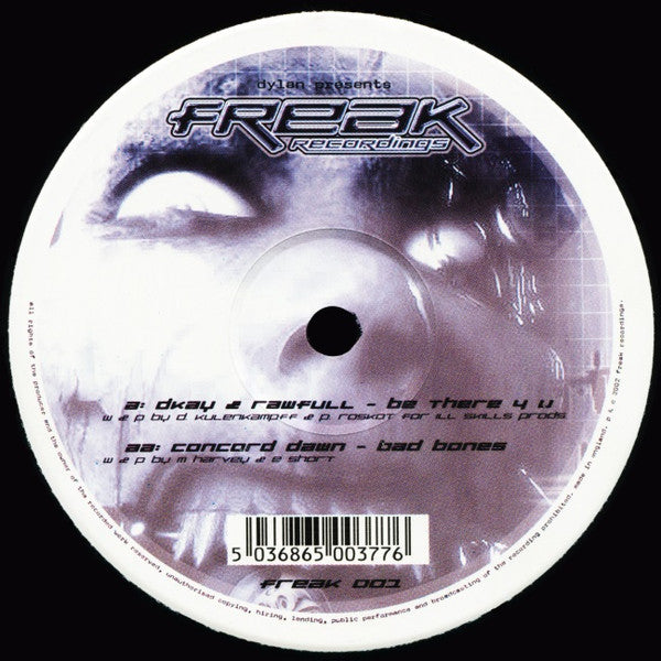 Be There 4 U / Bad Bones (12" VINYL) | Near Mint- (NM-) Generic - DRUM & BASS / USED *NEAR MINT-*