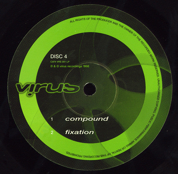 Ed Rush & Optical - Wormhole *RECORDS 3/4/5 ONLY* (3x12" VINYL) | Near Mint (NM) Generic - DRUM & BASS / USED *NEAR MINT*