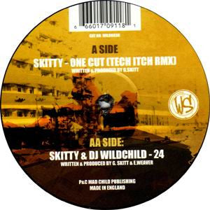 Skitty - One Cut (Tech Itch Remix) / 24 | Near Mint (NM) Near Mint (NM) - DRUM & BASS / USED *NEAR MINT*