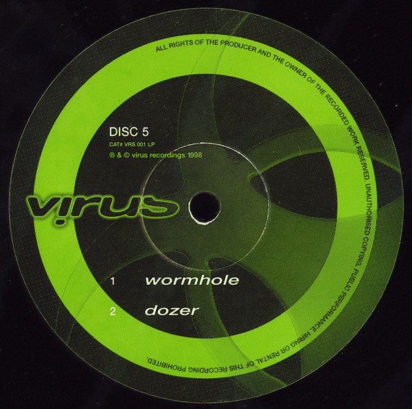 Ed Rush & Optical - Wormhole *RECORDS 3/4/5 ONLY* (3x12" VINYL) | Near Mint (NM) Generic - DRUM & BASS / USED *NEAR MINT*