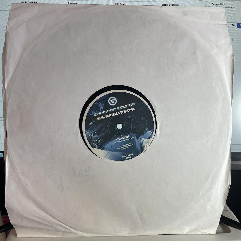 Champion Soundz *RECORD 1 ONLY* (12" VINYL) | Near Mint (NM) Generic - DRUM & BASS / USED *NEAR MINT*
