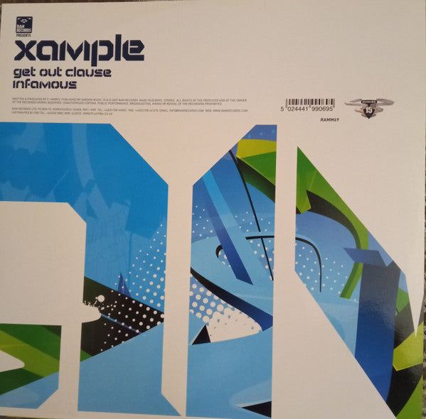 Xample - Get Out Clause / Infamous | Very Good Plus (VG+) Near Mint (NM) - DRUM & BASS / USED *VERY GOOD+*
