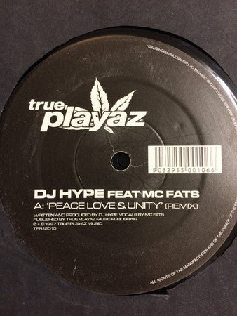 Peace, Love & Unity (Remix) / Jump (12" VINYL) | Very Good Plus (VG+) Near Mint (NM) - DRUM & BASS / USED *VERY GOOD+*