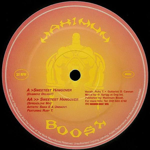 Sweetest Hangover | Very Good Plus (VG+) Generic - DRUM & BASS / USED *VERY GOOD+*