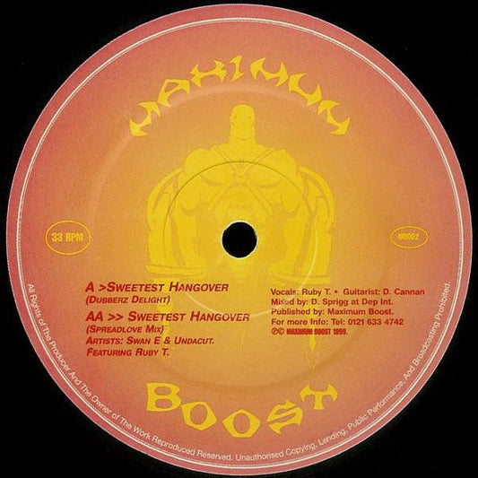 Sweetest Hangover | Very Good Plus (VG+) Generic - DRUM & BASS / USED *VERY GOOD+*
