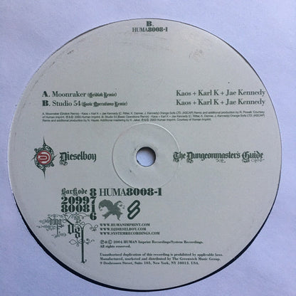 Dieselboy - The Dungeonmaster's Guide | Very Good Plus (VG+) Near Mint (NM) - DRUM & BASS / USED *VERY GOOD+*