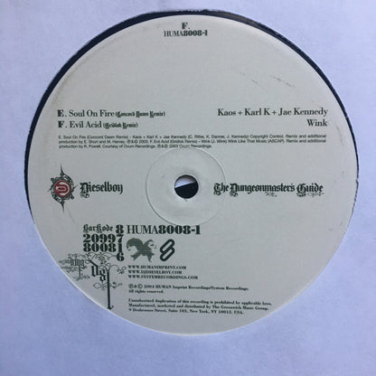 Dieselboy - The Dungeonmaster's Guide | Very Good Plus (VG+) Near Mint (NM) - DRUM & BASS / USED *VERY GOOD+*