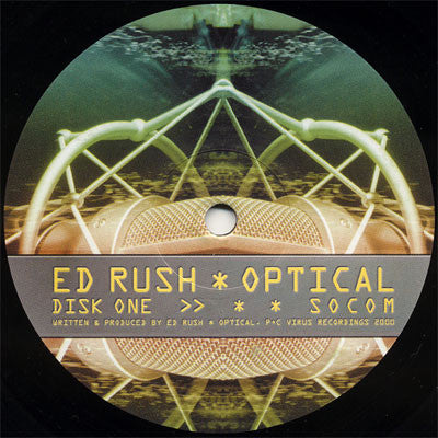 Ed Rush & Optical - Socom *RECORD 1 ONLY* (12" VINYL) | Very Good Plus (VG+) Generic - DRUM & BASS / USED *VERY GOOD+*