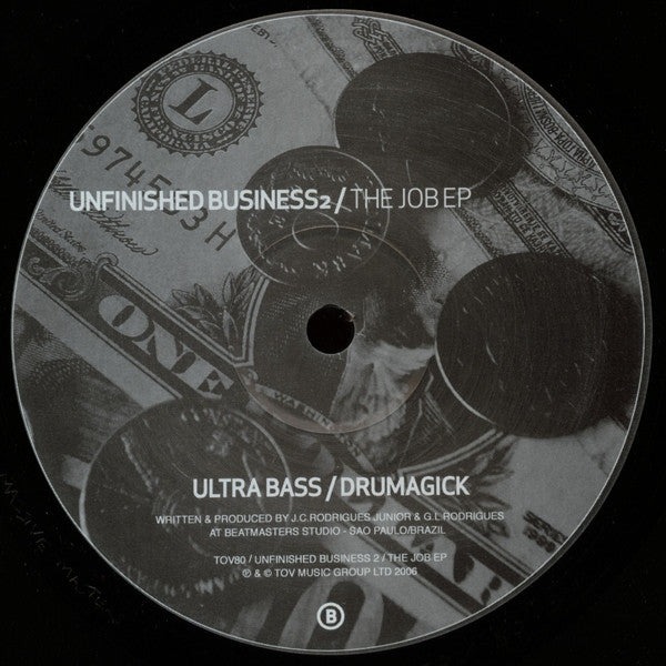 Various - Unfinished Business - The Job EP | Very Good Plus (VG+) Generic - DRUM & BASS / USED *VERY GOOD+*