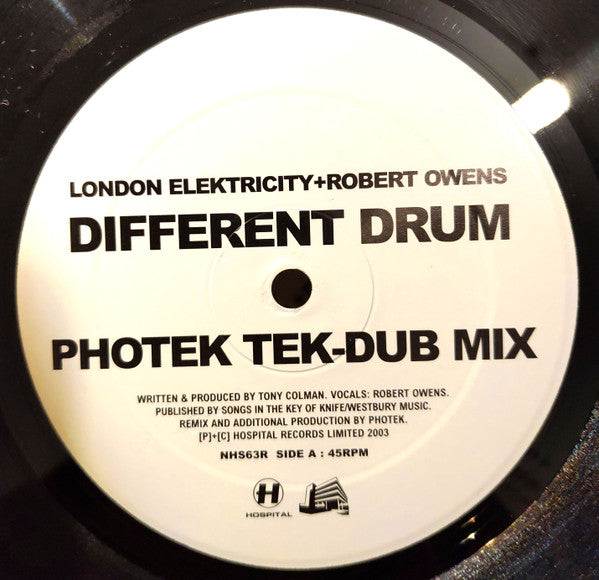 Different Drum (Remixes) (12" VINYL) | Very Good Plus (VG+) Excellent (EX) - DRUM & BASS / USED *VERY GOOD+*
