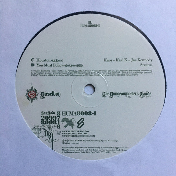 Dieselboy - The Dungeonmaster's Guide | Very Good Plus (VG+) Near Mint (NM) - DRUM & BASS / USED *VERY GOOD+*