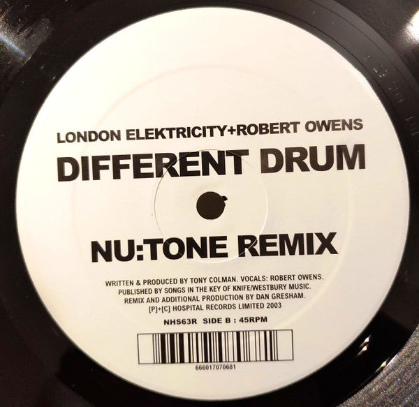 Different Drum (Remixes) (12" VINYL) | Very Good Plus (VG+) Excellent (EX) - DRUM & BASS / USED *VERY GOOD+*