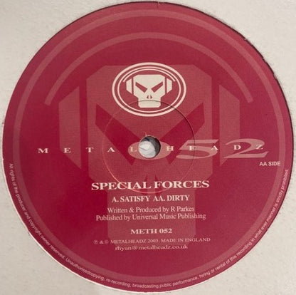 Special Forces - Satisfy / Dirty | Very Good (VG) Very Good (VG) - DRUM & BASS / USED *VERY GOOD*