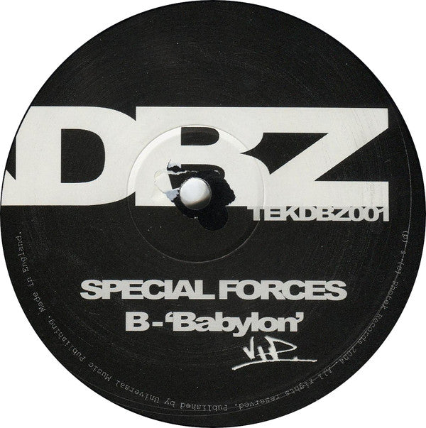 Special Forces - Rinsa / Babylon (VIP) | Very Good (VG) Very Good (VG) - DRUM & BASS / USED *VERY GOOD*