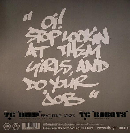 T.C. (2) - Deep / Robots | Very Good (VG) Excellent (EX) - DRUM & BASS / USED *VERY GOOD*