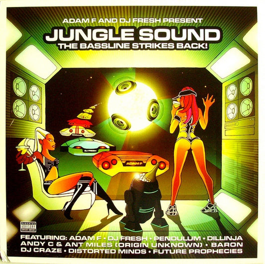 Adam F - Jungle Sound - The Bassline Strikes Back! | Very Good (VG) Very Good Plus (VG+) - DRUM & BASS / USED *VERY GOOD*