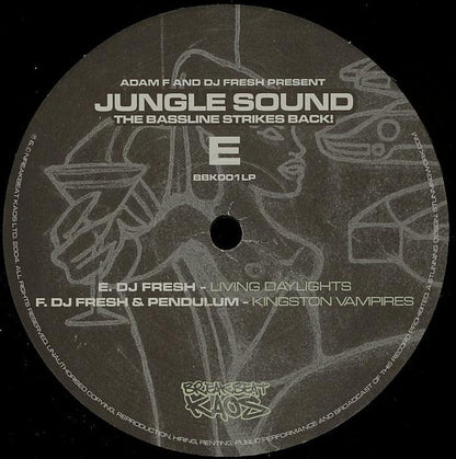 Adam F - Jungle Sound - The Bassline Strikes Back! | Very Good (VG) Very Good Plus (VG+) - DRUM & BASS / USED *VERY GOOD*