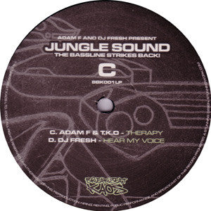Adam F - Jungle Sound - The Bassline Strikes Back! | Very Good (VG) Very Good Plus (VG+) - DRUM & BASS / USED *VERY GOOD*