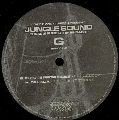 Adam F - Jungle Sound - The Bassline Strikes Back! | Very Good (VG) Very Good Plus (VG+) - DRUM & BASS / USED *VERY GOOD*