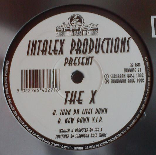The X - Turn Da Lites Down / New Dawn (V.I.P.) | Very Good (VG) Very Good (VG) - DRUM & BASS / USED *VERY GOOD*