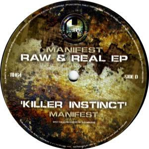 Manifest - Raw & Real EP | Very Good (VG) Excellent (EX) - DRUM & BASS / USED *VERY GOOD*