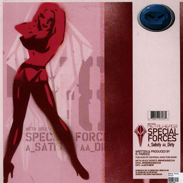 Special Forces - Satisfy / Dirty | Very Good (VG) Very Good (VG) - DRUM & BASS / USED *VERY GOOD*