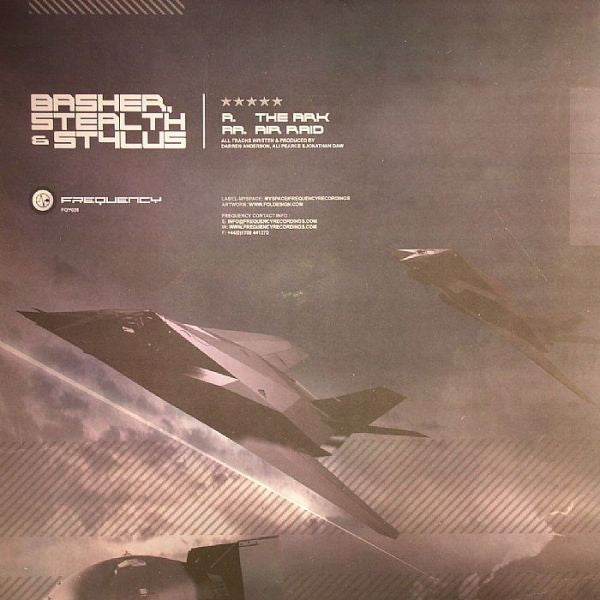 Basher - The Ark / Air Raid | Very Good (VG) Excellent (EX) - DRUM & BASS / USED *VERY GOOD*