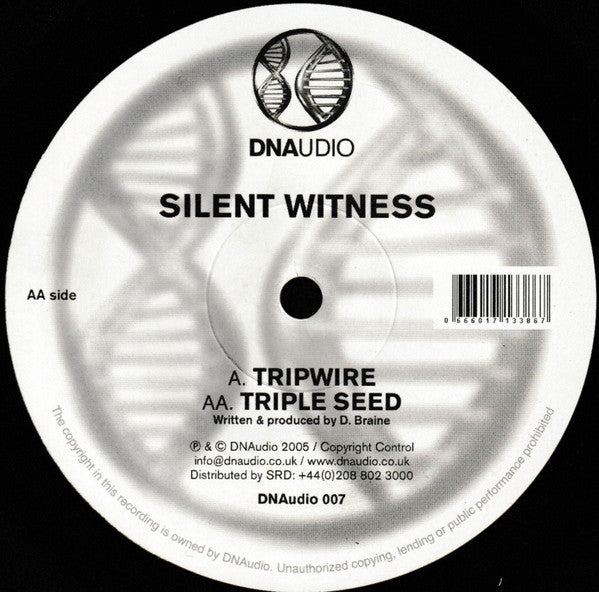Silent Witness - Tripwire / Triple Seed (VINYL) | Very Good (VG) Excellent+ (EX+) - DRUM & BASS / USED *VERY GOOD*