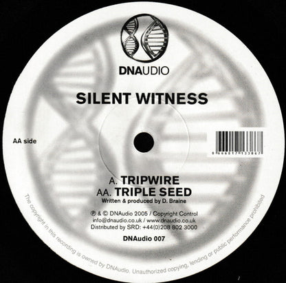 Silent Witness - Tripwire / Triple Seed (VINYL) | Very Good (VG) Excellent+ (EX+) - DRUM & BASS / USED *VERY GOOD*